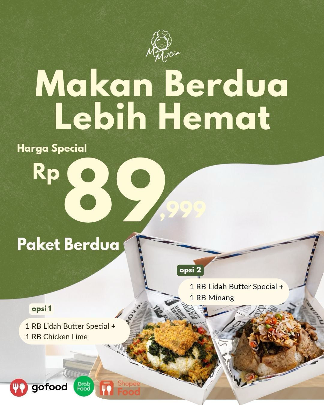 Makan Berdua Lebih Hemat - MAMA MERTUA FOOD