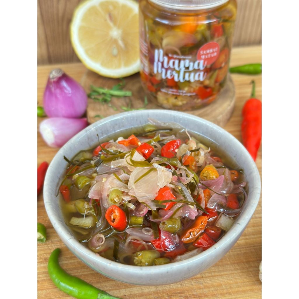 SAMBAL MATAH JAR 200 Gr - MAMA MERTUA FOOD